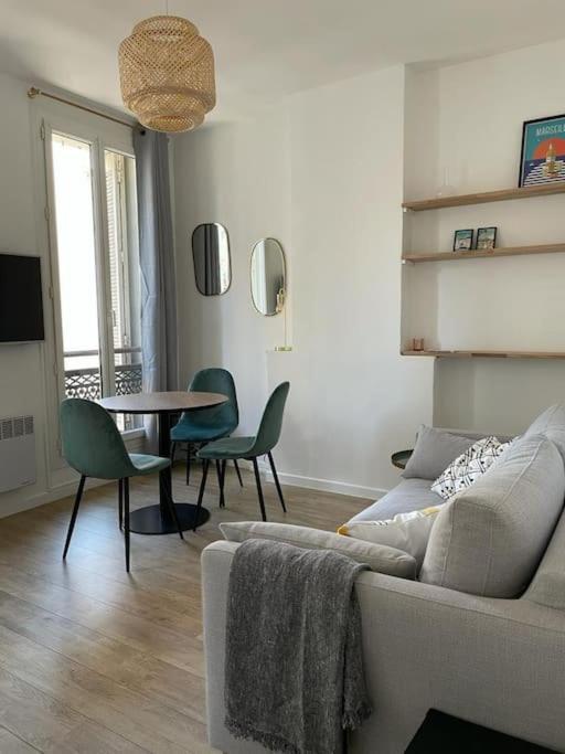 Appartement Vieux-Port/ 2 Min Du Metro Estrangin Marseille Luaran gambar
